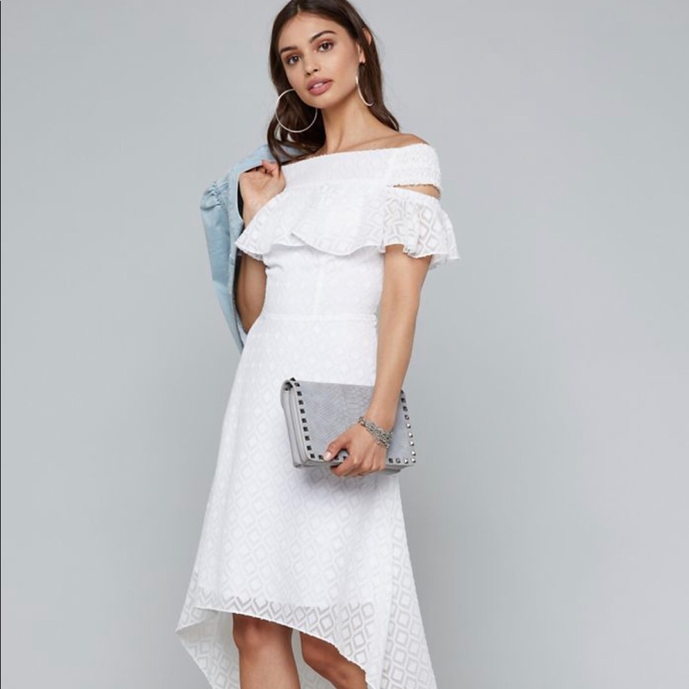 NWT size 2 Bebe white dress